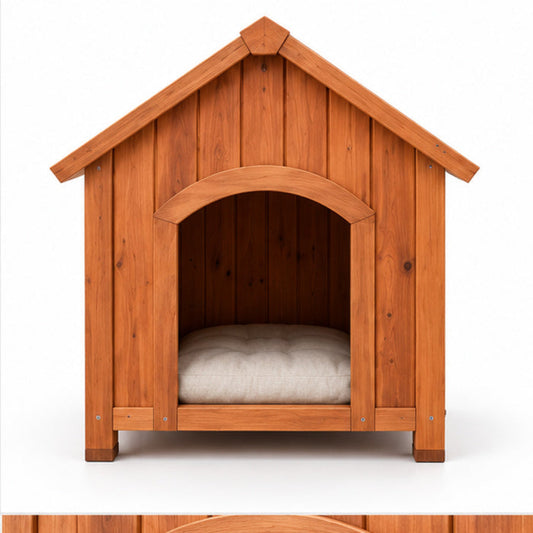 Gabled Wooden Indoor Pet House – Front